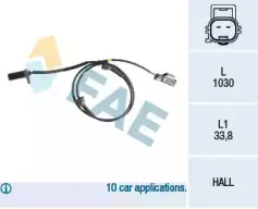 Датчик, частота вращения колеса FAE купить
