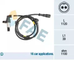 Датчик, частота вращения колеса FAE купить