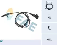 Датчик, частота вращения колеса FAE купить