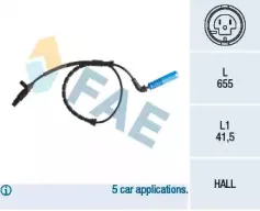 Датчик, частота вращения колеса FAE купить