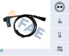 Датчик, частота вращения колеса FAE купить