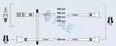 Комплект проводов зажигания FAE купить