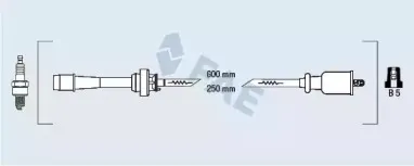 Комплект проводов зажигания FAE купить