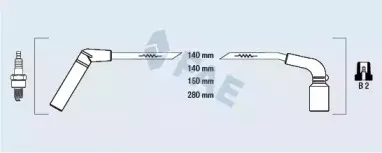 Комплект проводов зажигания FAE купить