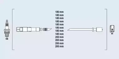Комплект проводов зажигания FAE купить