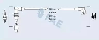 Комплект проводов зажигания FAE купить