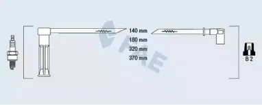 Комплект проводов зажигания FAE купить