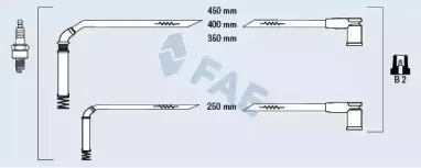 Комплект проводов зажигания FAE купить