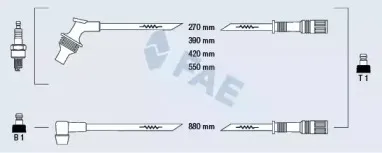 Комплект проводов зажигания FAE купить