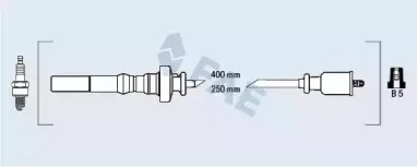 Комплект проводов зажигания FAE купить