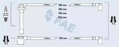 Комплект проводов зажигания FAE купить