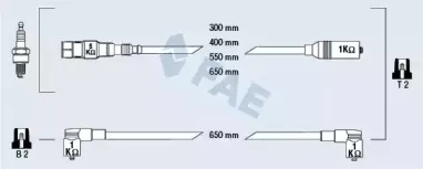 Комплект проводов зажигания FAE купить