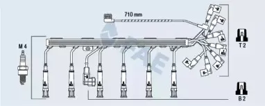 Комплект проводов зажигания FAE купить