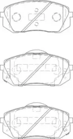 Комплект тормозных колодок, дисковый тормоз NECTO купить