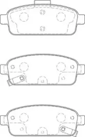 Комплект тормозных колодок, дисковый тормоз NECTO купить