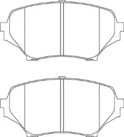 Комплект тормозных колодок, дисковый тормоз NECTO купить