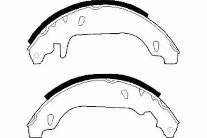 Комплект тормозных колодок NECTO купить