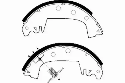 Комплект тормозных колодок NECTO купить