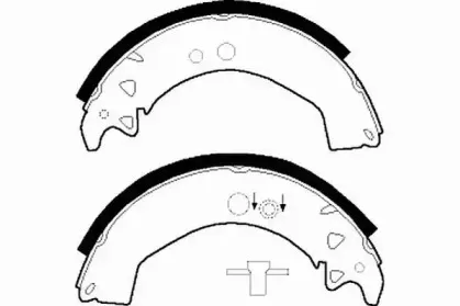 Комплект тормозных колодок NECTO купить