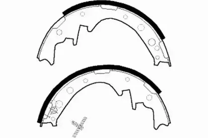 Комплект тормозных колодок NECTO купить