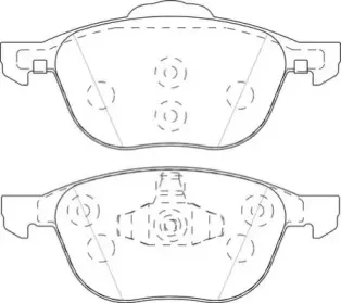 Комплект тормозных колодок, дисковый тормоз NECTO купить