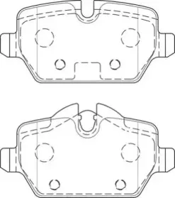 Комплект тормозных колодок, дисковый тормоз NECTO купить