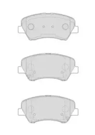 Комплект тормозных колодок, дисковый тормоз NECTO купить