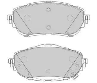 Комплект тормозных колодок, дисковый тормоз NECTO купить