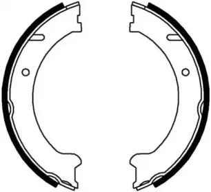 Комплект тормозных колодок, стояночная тормозная система NECTO купить