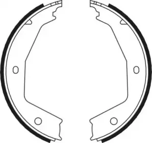 Комплект тормозных колодок, стояночная тормозная система NECTO купить
