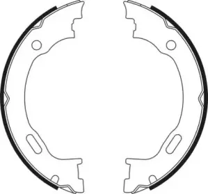 Комплект тормозных колодок, стояночная тормозная система NECTO купить