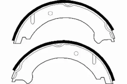 Комплект тормозных колодок, стояночная тормозная система NECTO купить