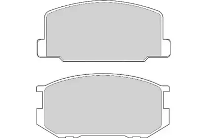 Комплект тормозных колодок, дисковый тормоз NECTO купить
