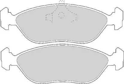 Комплект тормозных колодок, дисковый тормоз NECTO купить