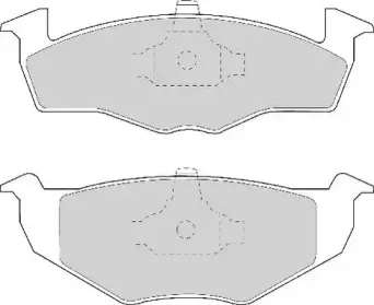 Комплект тормозных колодок, дисковый тормоз NECTO купить