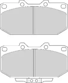 Комплект тормозных колодок, дисковый тормоз NECTO купить