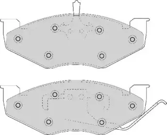 Комплект тормозных колодок, дисковый тормоз NECTO купить