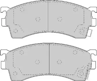 Комплект тормозных колодок, дисковый тормоз NECTO купить