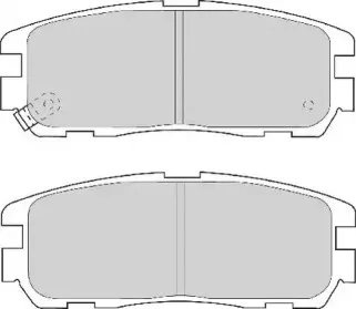 Комплект тормозных колодок, дисковый тормоз NECTO купить