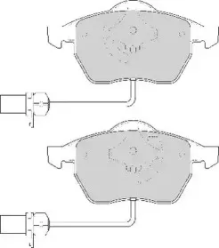 Комплект тормозных колодок, дисковый тормоз NECTO купить