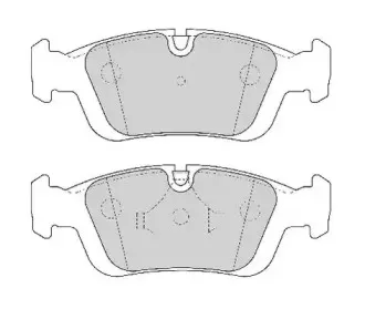 Комплект тормозных колодок, дисковый тормоз NECTO купить