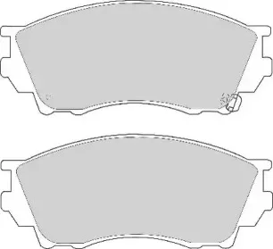 Комплект тормозных колодок, дисковый тормоз NECTO купить