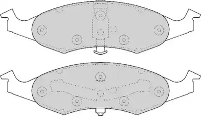 Комплект тормозных колодок, дисковый тормоз NECTO купить