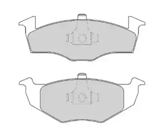 Комплект тормозных колодок, дисковый тормоз NECTO купить