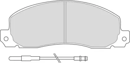 Комплект тормозных колодок, дисковый тормоз NECTO купить