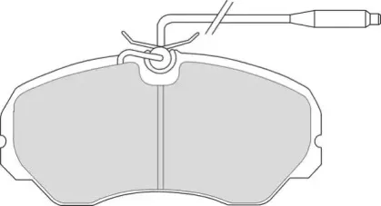 Комплект тормозных колодок, дисковый тормоз NECTO купить