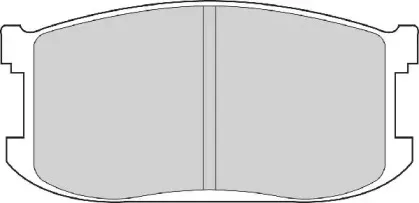 Комплект тормозных колодок, дисковый тормоз NECTO купить