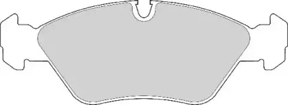 Комплект тормозных колодок, дисковый тормоз NECTO купить