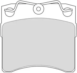 Комплект тормозных колодок, дисковый тормоз NECTO купить