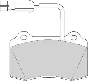 Комплект тормозных колодок, дисковый тормоз NECTO купить